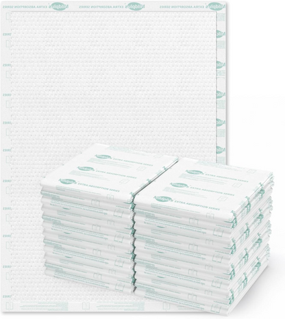 Heavy Duty Underpads 40"X60" Super Sized Chucks Pads 270 Grams Disposable Bed Pads with Strength Cloth Backing Extra Absorption Pads for Incontinence (100X152CM, 15 Count)