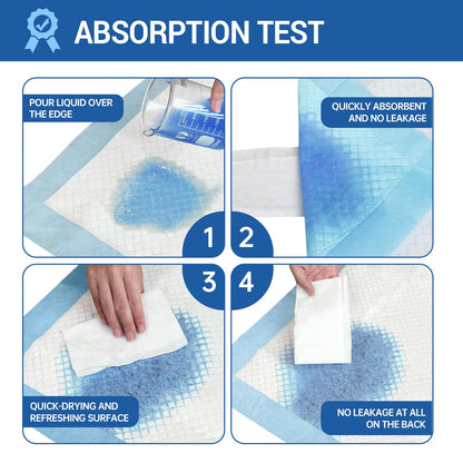 40" x 60" [15 Pieces]Bed Pads Disposable Chucks Pads Extra Large Underpads Super Absorbent Pads for Hospital Bed Patient Repositioning Chucks Pads Disposable for Adults, Elderly, Pets